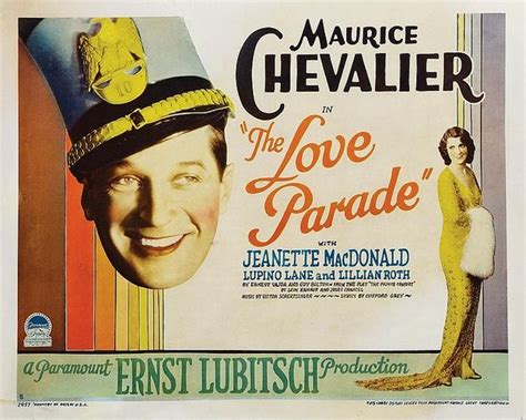 The Love Parade! A Sparkling Musical Extravaganza Starring Maurice Chevalier!